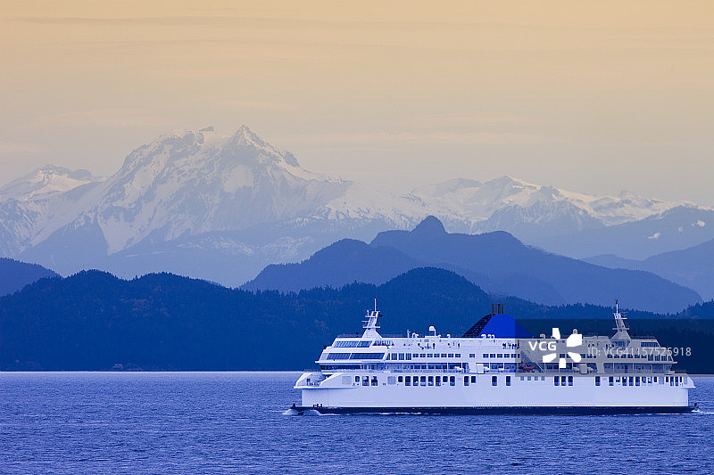 不列颠哥伦比亚渡轮图片素材