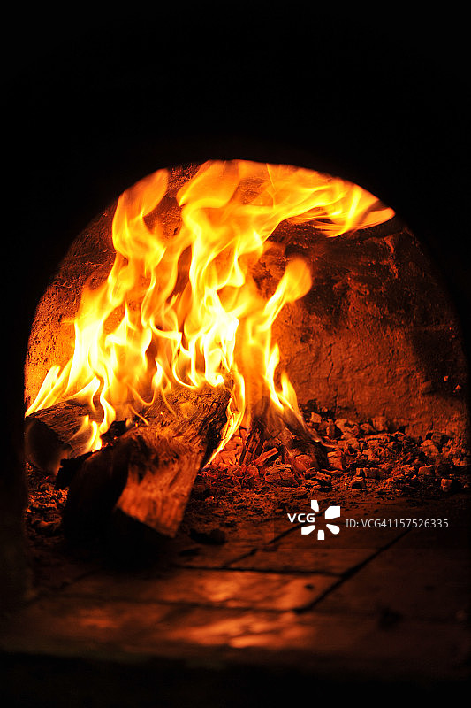 木制烤箱图片素材