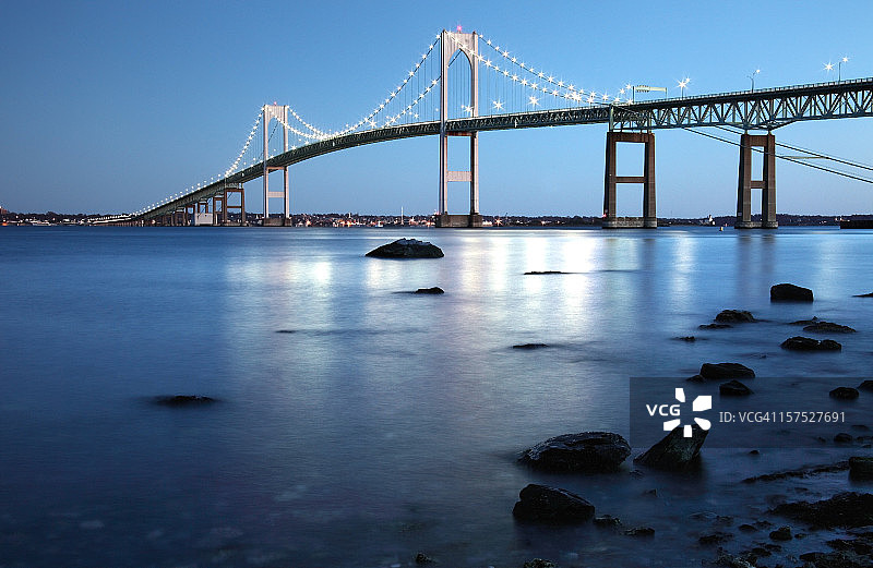 罗德岛纽波特大桥图片素材