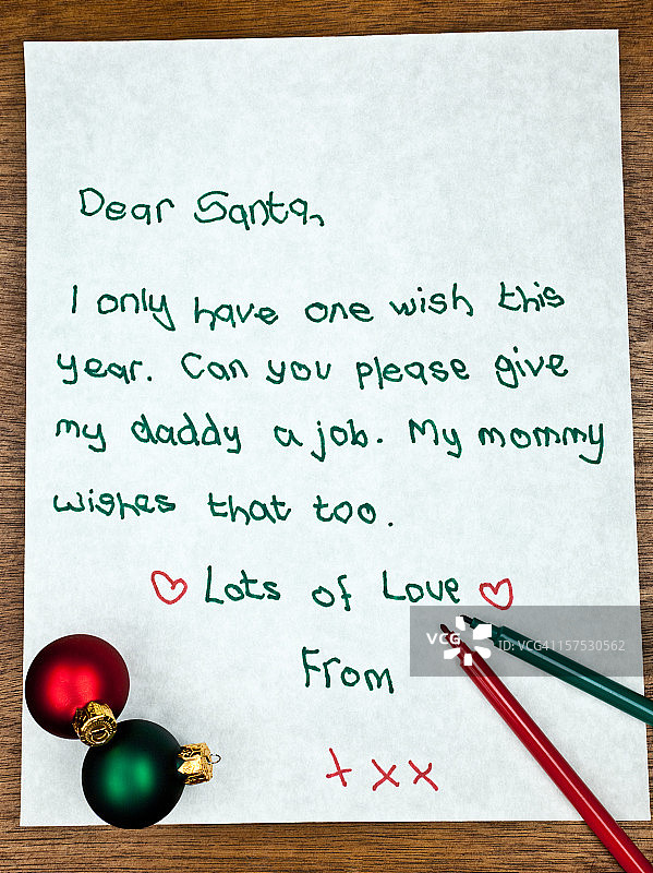 给圣诞老人的信系列图片素材