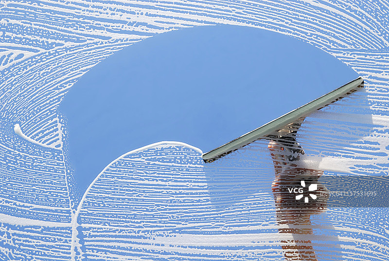 家庭窗户清洁图片素材