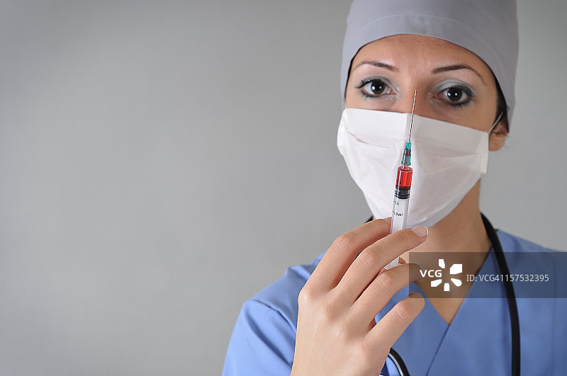 流感疫苗接种图片素材