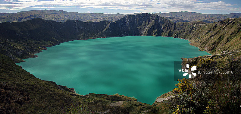 基洛托阿湖全景图片素材