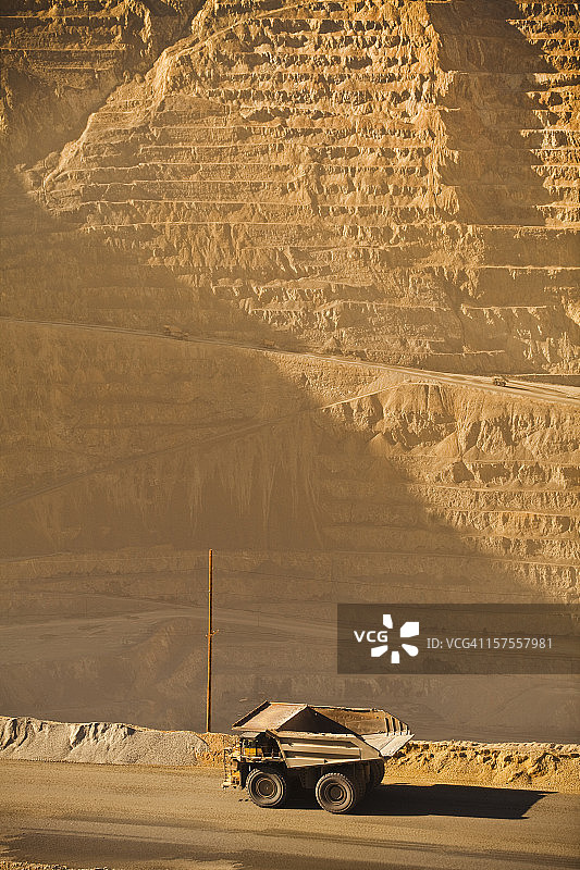 美国的露天矿图片素材