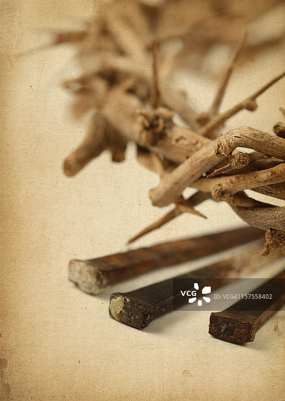 耶稣受难日复古背景图片素材