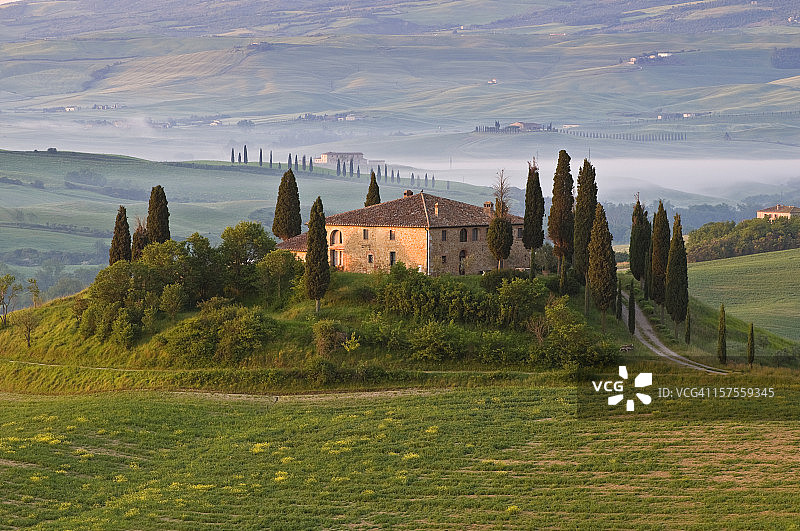 托斯卡纳别墅图片素材