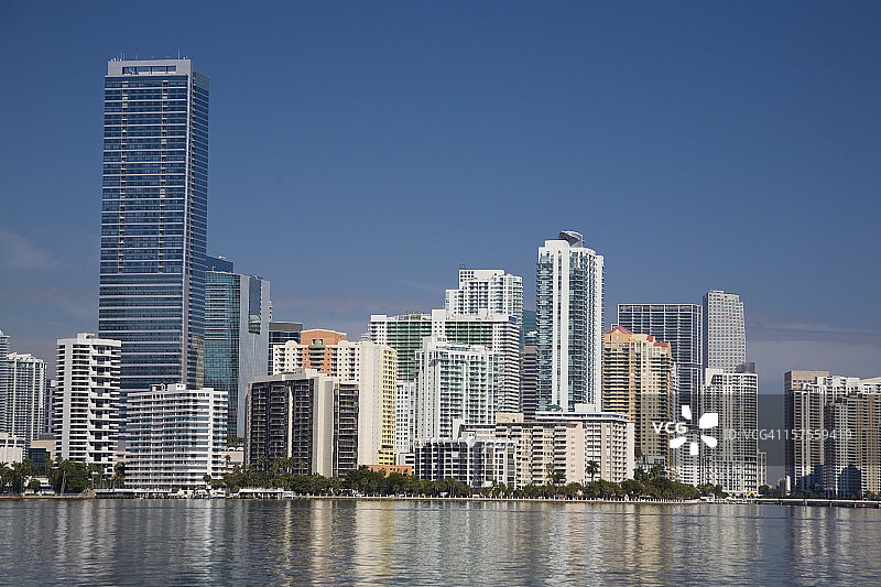 迈阿密天际线图片素材