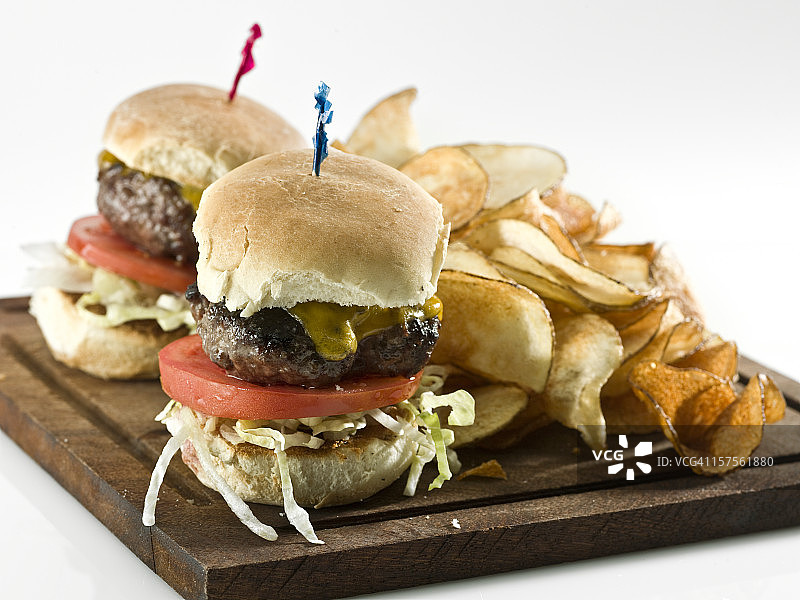 迷你汉堡图片素材