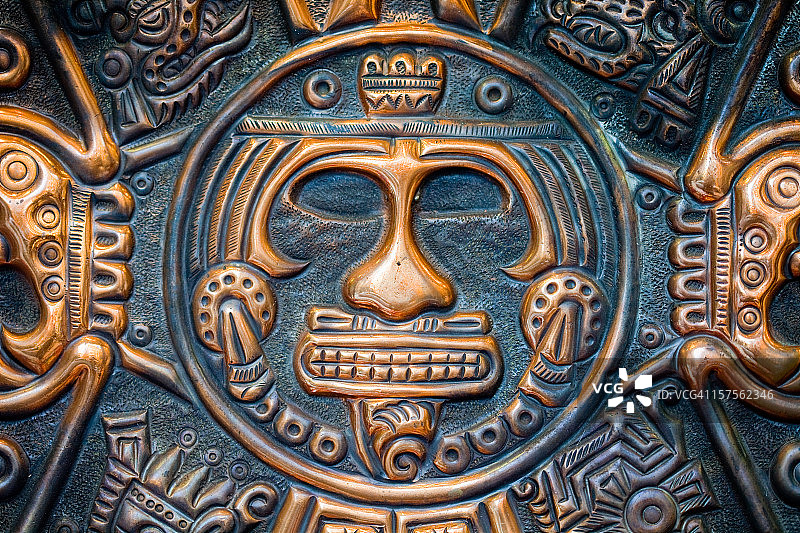 玛雅人面部图片素材