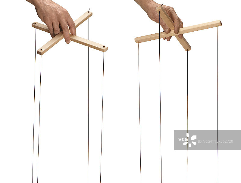 线控木偶控制杆图片素材