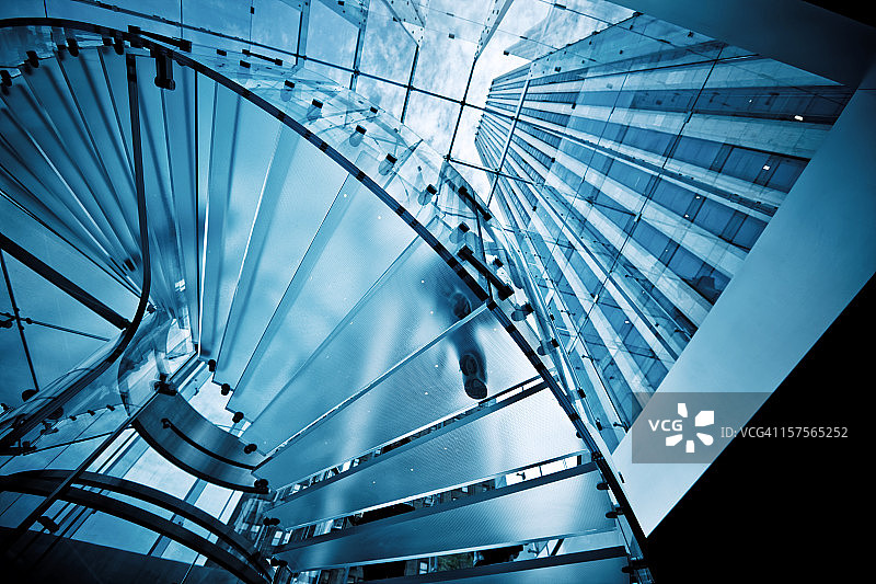现代玻璃楼梯图片素材