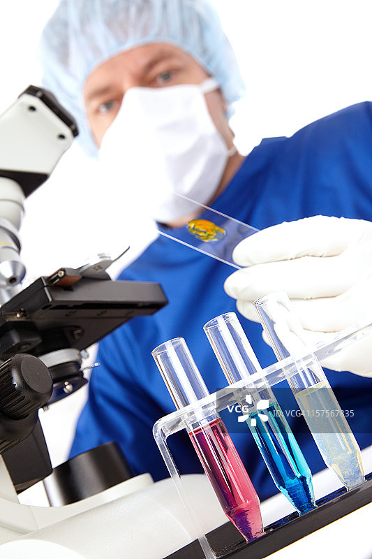 典型的实验室场景图片素材