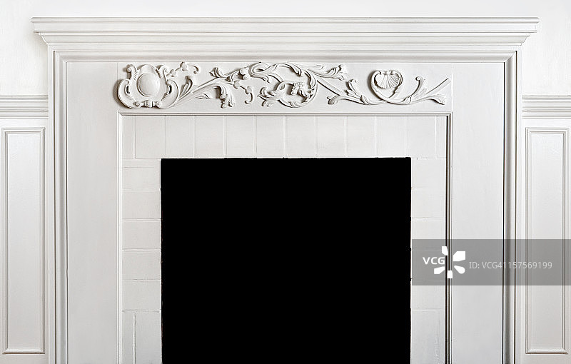 传统壁炉和壁炉架图片素材