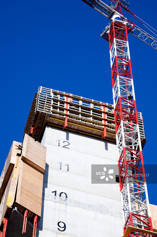 现代建筑建造施工图片素材