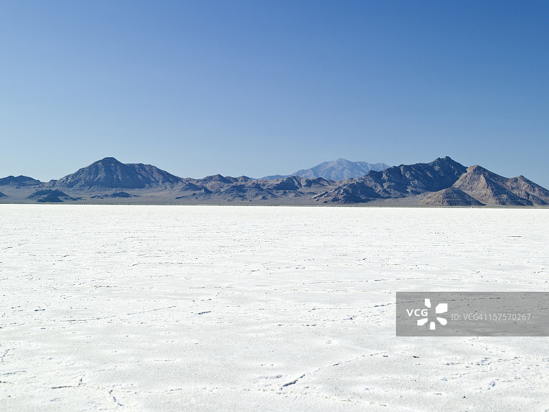 犹他州盐滩上的早晨图片素材