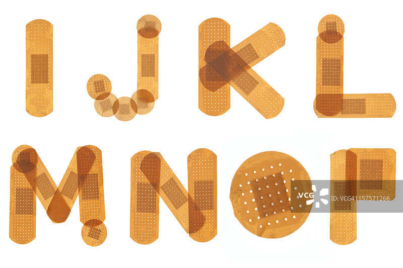 创可贴字体字母图片素材