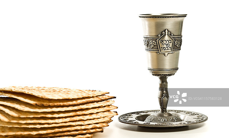 圣餐杯与无酵饼图片素材