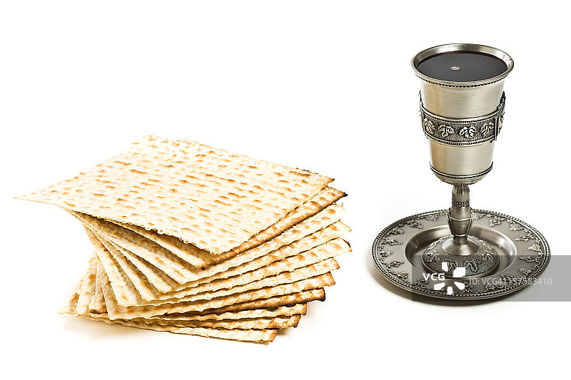 圣餐杯与无酵饼图片素材