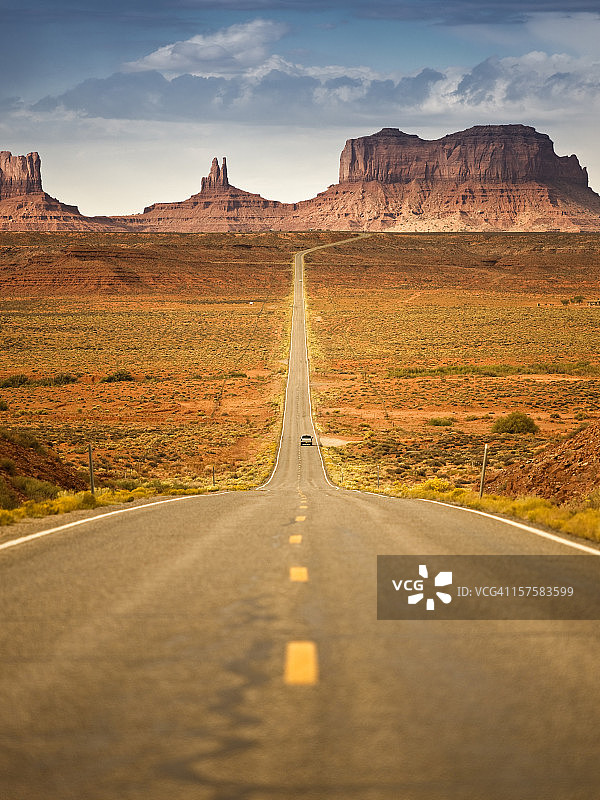 通往纪念碑谷的道路图片素材