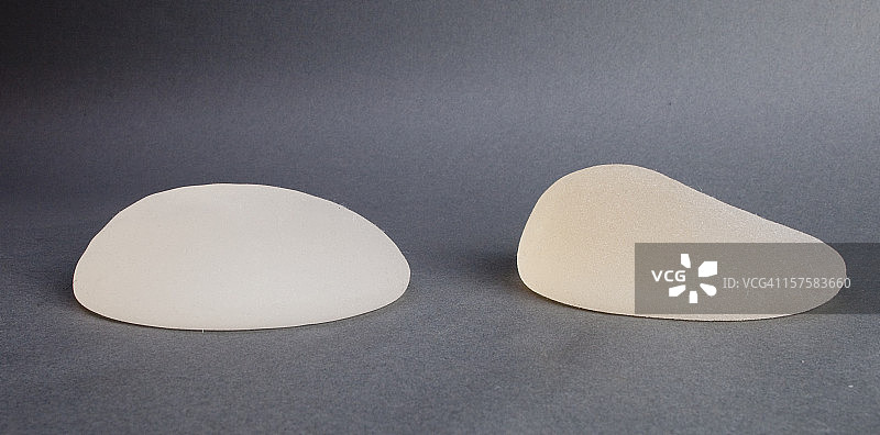 胸部假体特写图片素材