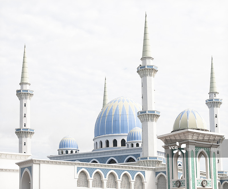 白色清真寺图片素材