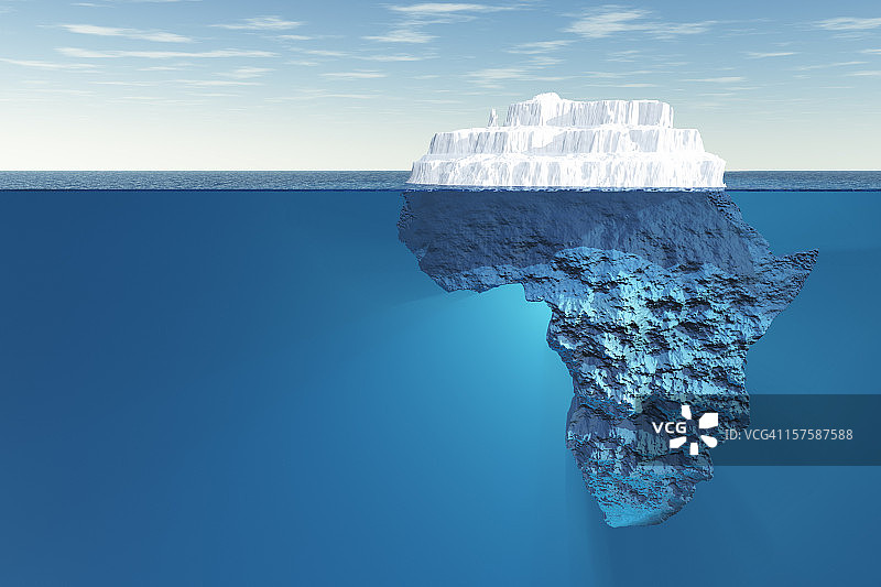 非洲水下冰山图片素材