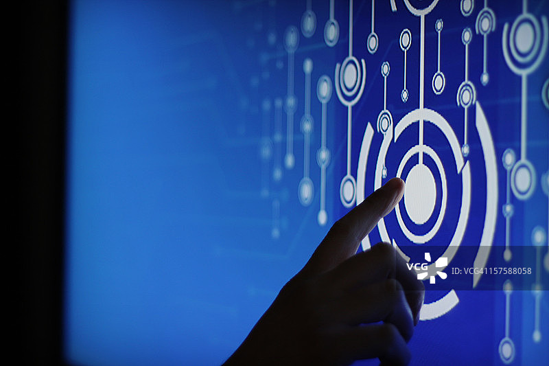 触摸屏概念图片素材