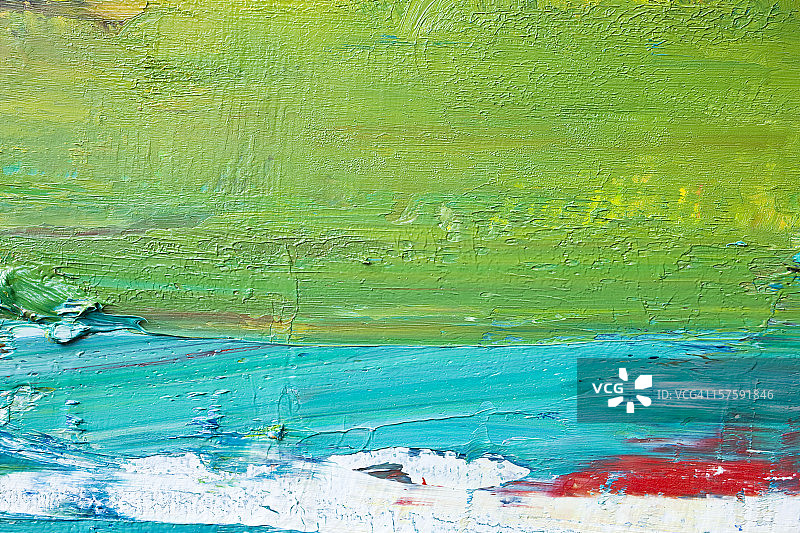 抽象的绿色艺术背景。图片素材