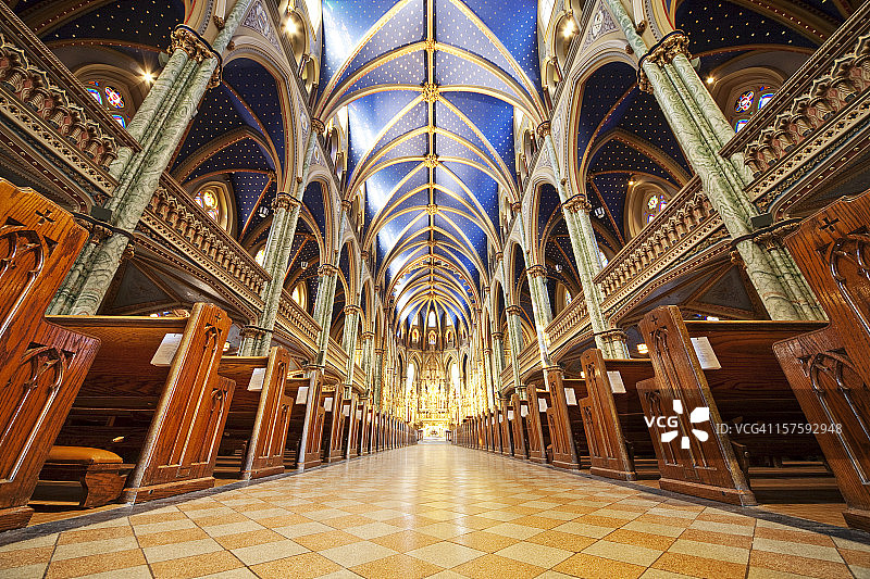 渥太华圣母院图片素材