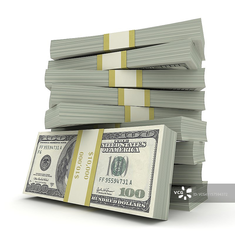 成堆的钱币图片素材