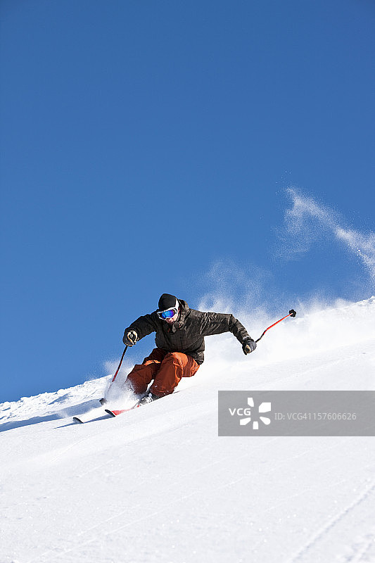 滑雪运动图片素材