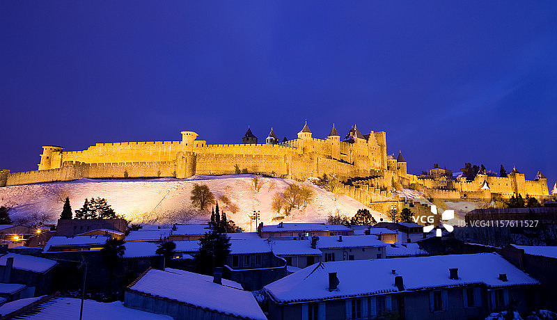 Carcassonne,法国图片素材