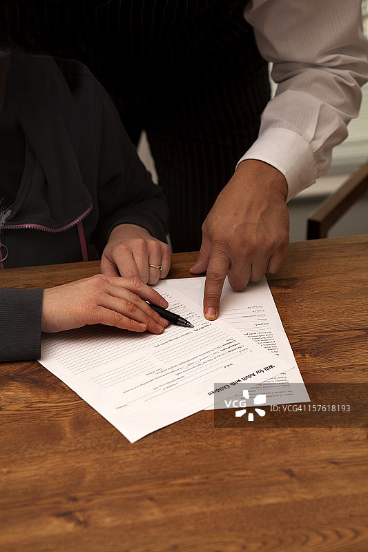 签署遗嘱图片素材