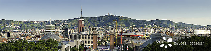 西班牙巴塞罗那西班牙广场威尼斯塔图片素材