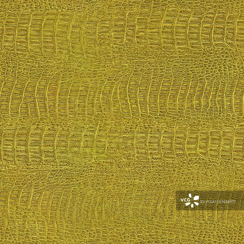 高分辨率鳄鱼皮黄色纹理无缝贴图图片素材