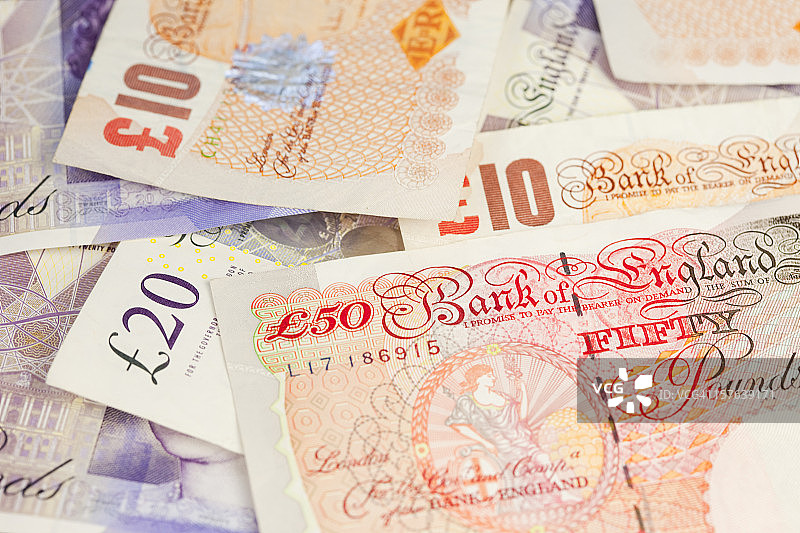 英国钞票图片素材