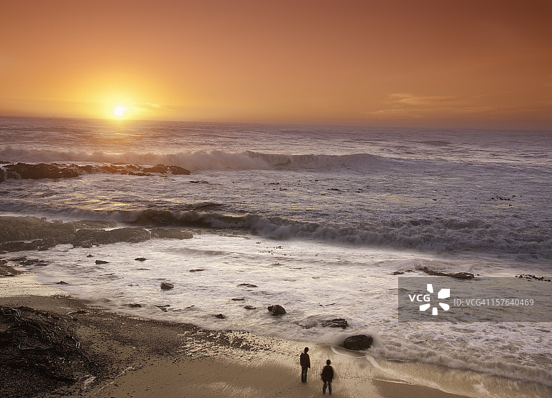 海洋日落图片素材