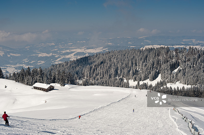 高山滑雪图片素材