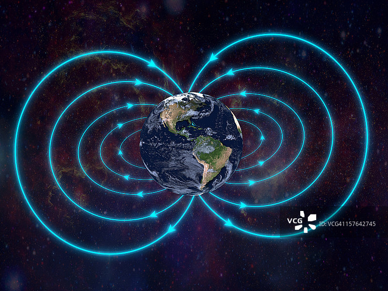 地球调谐的脉冲电磁频率图片素材
