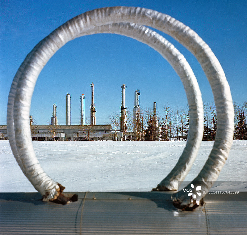 天然气工厂图片素材