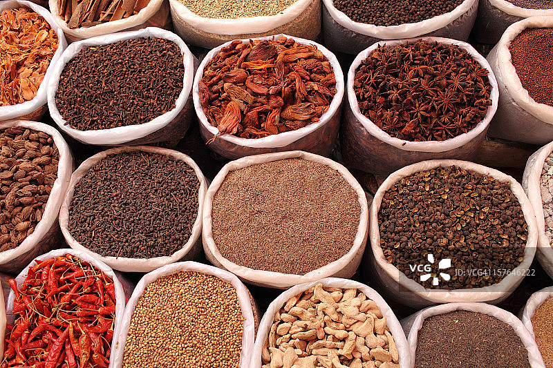 印度的香料图片素材