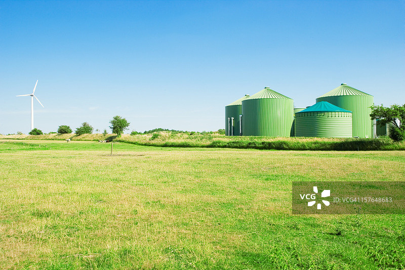沼气和风能图片素材