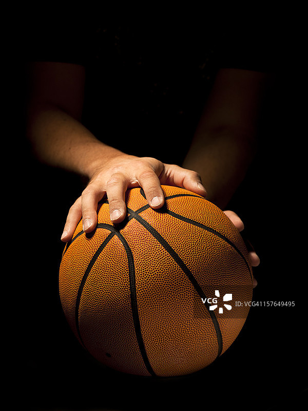 篮球罚球图片素材