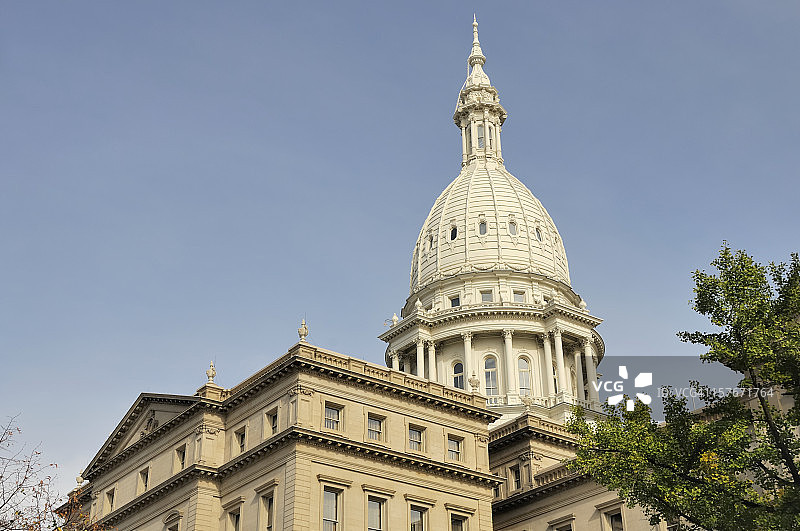 兰辛密歇根州议会大厦图片素材