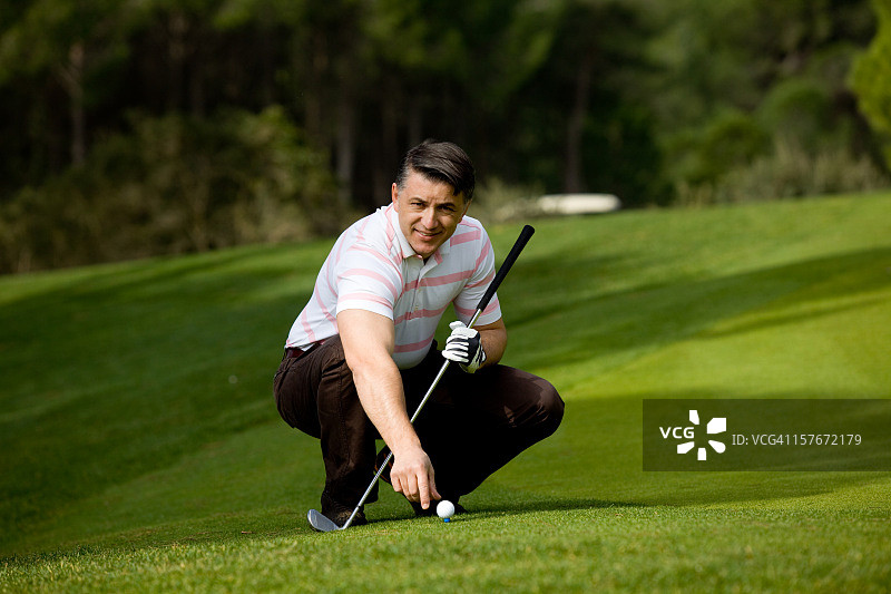 高尔夫球运动员图片素材
