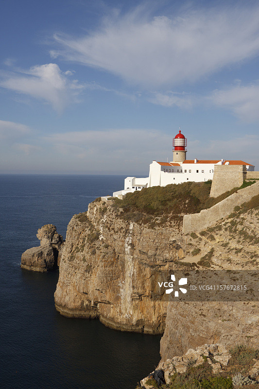 葡萄牙阿尔加维圣维森特角灯塔图片素材