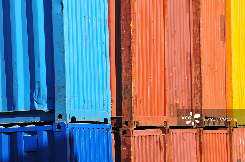 集装箱，泽西岛图片素材