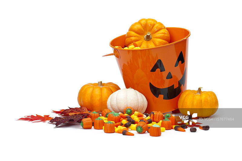 万圣节糖果篮图片素材