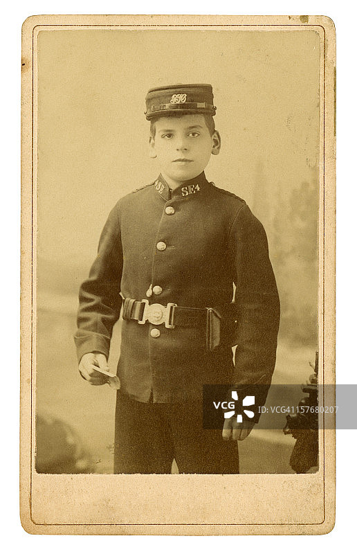 维多利亚时期的电报信使图片素材