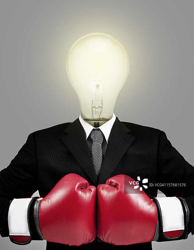 灯泡创意商人图片素材